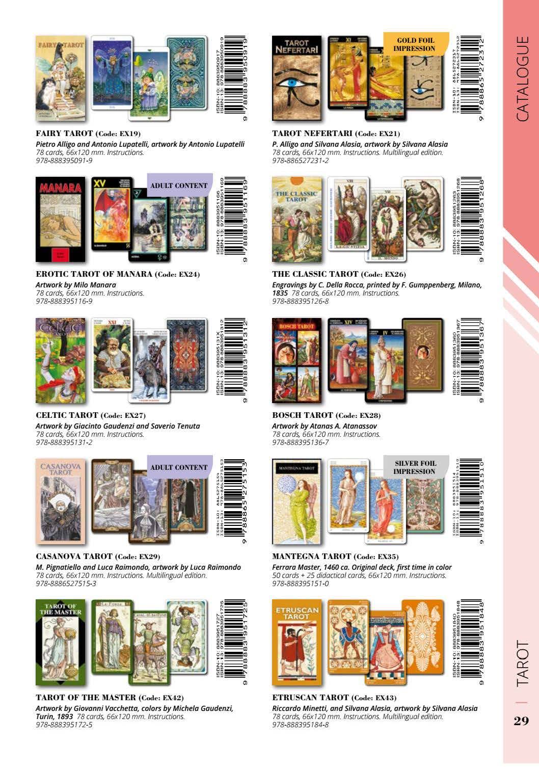 Lo Scarabeo catalogue 2019
